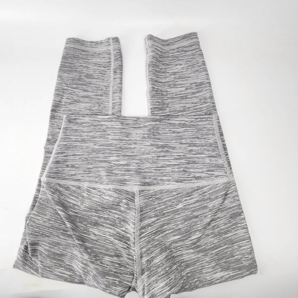 Lululemon Wonder Under Cropped High Rise Leggings Womens 4 Gray 21" Inseam Gym - Picture 3 of 9